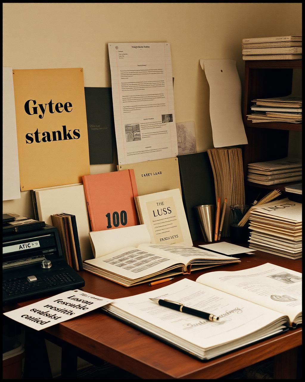 Desk, Yaba — type specimens