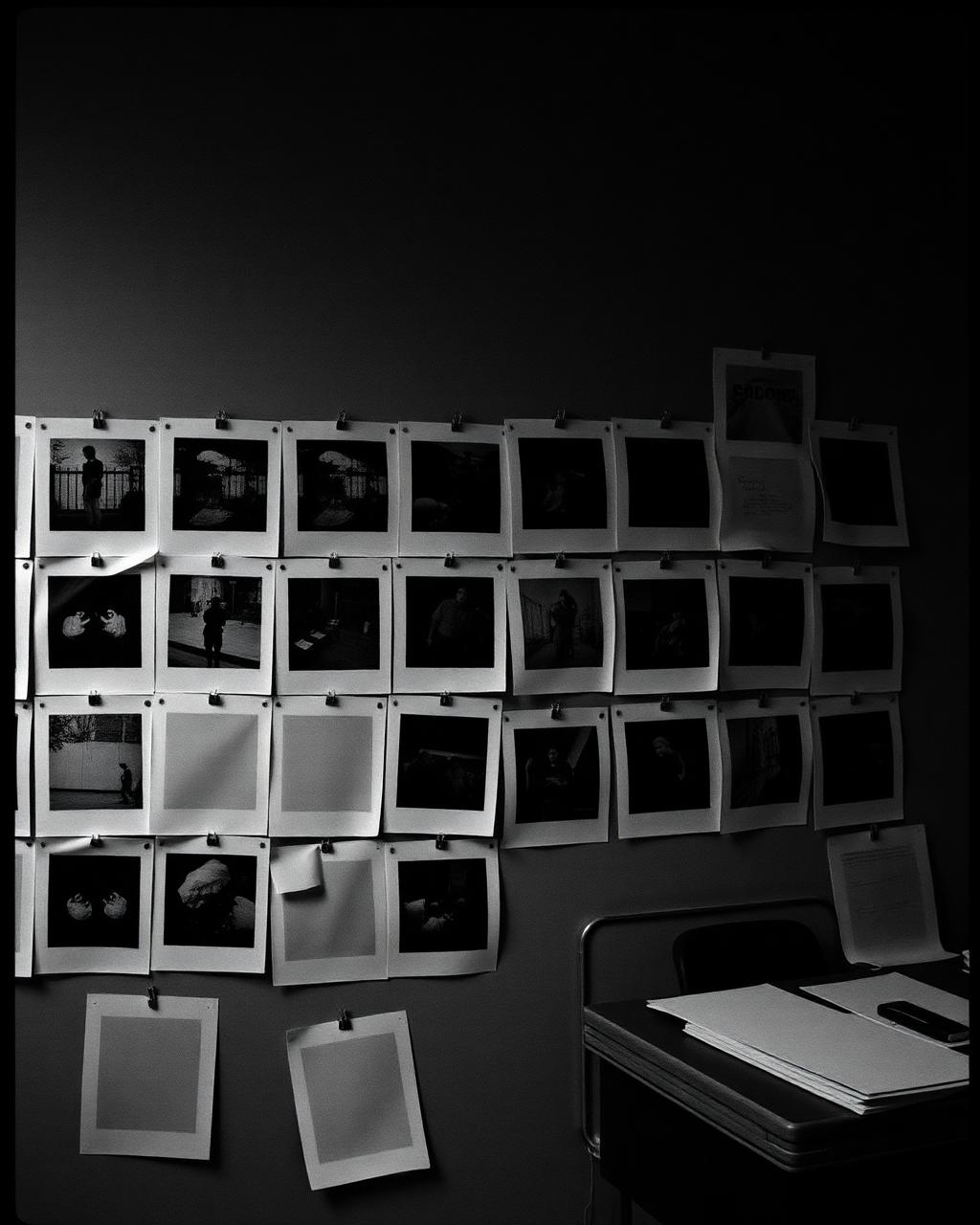 Contact sheets, Nakameguro darkroom
